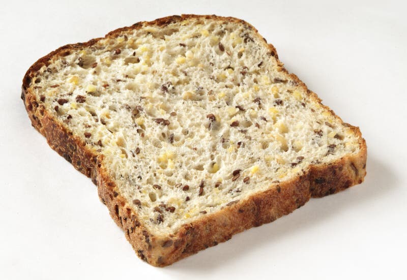 De plak van het brood stock foto's De plak van het brood stock foto's