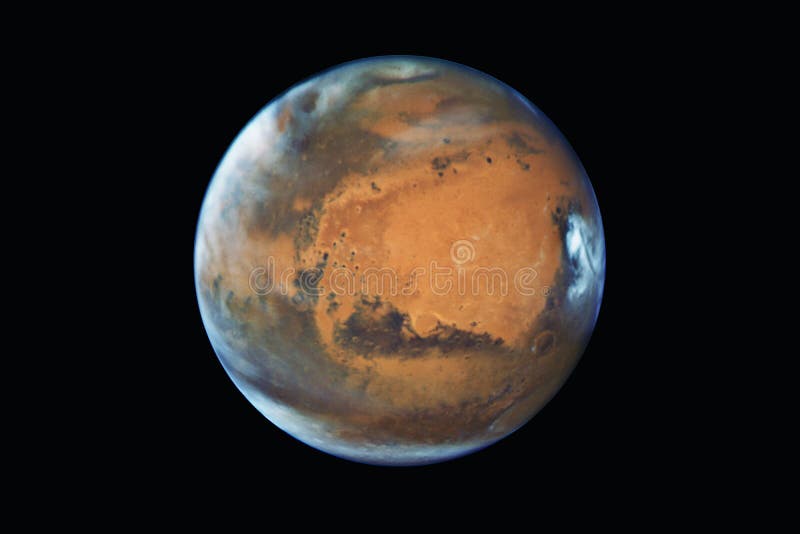 Mars planet, isolated on black. nElements of this image are furnished by NASA. Retouched image. Mars planet, isolated on black. nElements of this image are furnished by NASA. Retouched image.