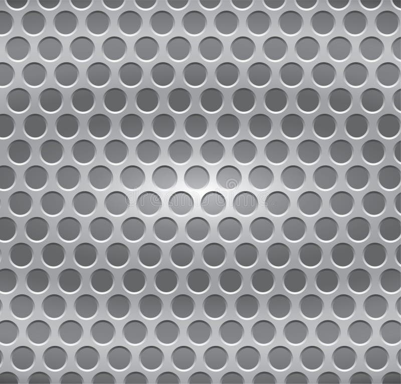 Plaque métallique illustration de vecteur