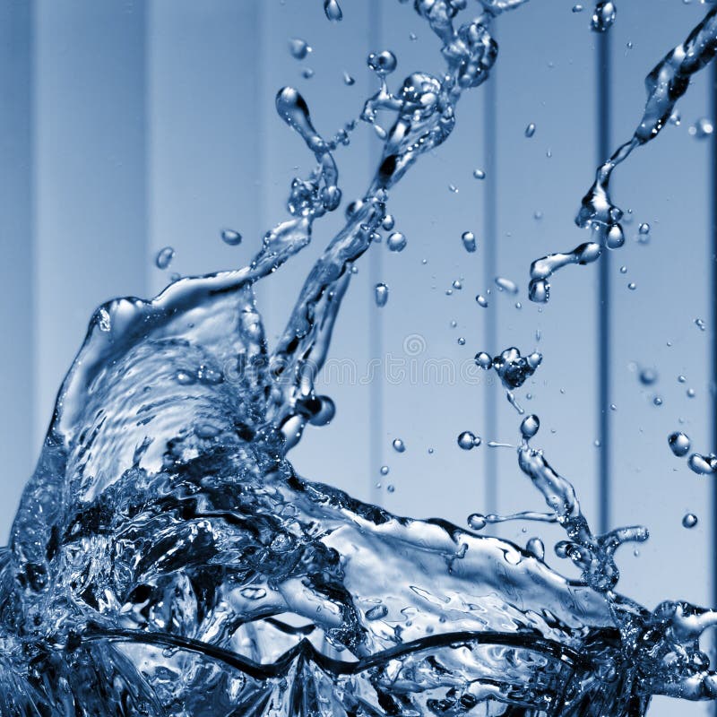 De plonsclose-up van het water royalty-vrije stock afbeelding De plonsclose-up van het water royalty-vrije stock afbeelding