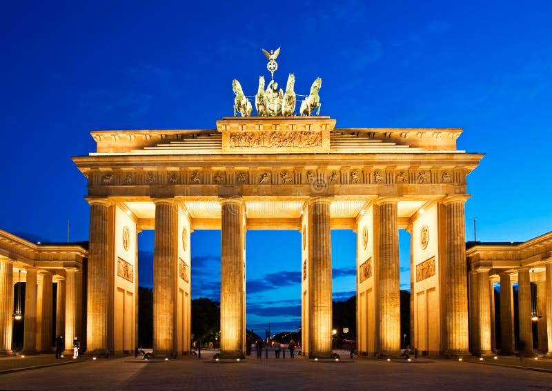 De Poort van Brandenburg in Berlijn