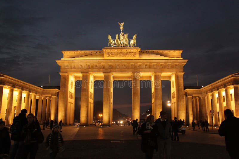 De poort van Brandenburg, Berlijn