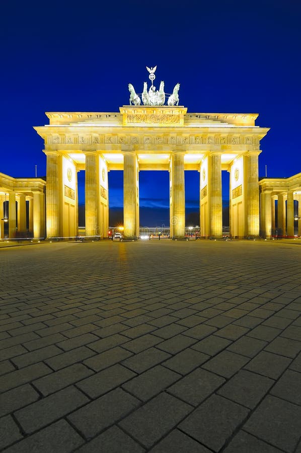 De poort van Brandenburger, Berlijn, Duitsland