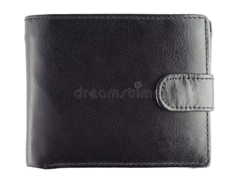 Leren portemonnee royalty-vrije stock afbeeldingen