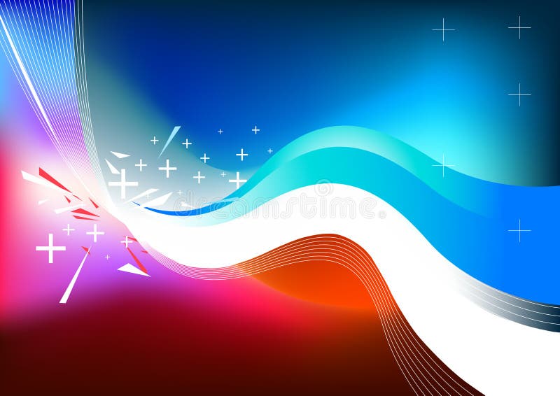 Positieve Fusie Achtergrond vector illustratie