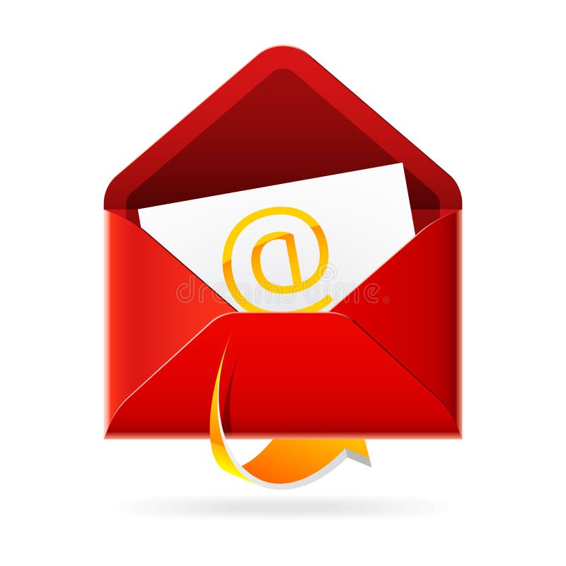 De Post Van Outbox. Vector Pictogram. Vector Illustratie Illustration