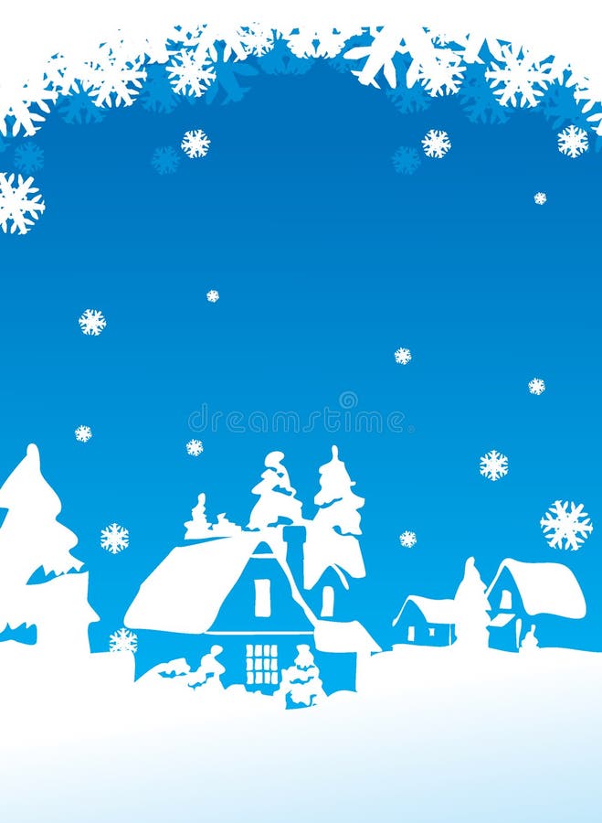 De prentbriefkaar van Kerstmis royalty-vrije illustratie De prentbriefkaar van Kerstmis royalty-vrije illustratie