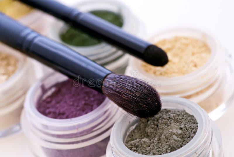 De Producten van de make-up royalty-vrije stock afbeelding De Producten van de make-up royalty-vrije stock afbeelding