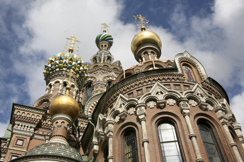 De redder van de kerk van het bloed St. Petersburg stock afbeeldingen De redder van de kerk van het bloed St. Petersburg stock afbeeldingen