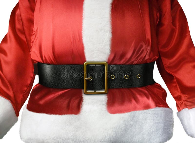 De riem van de Kerstman royalty-vrije stock afbeelding De riem van de Kerstman royalty-vrije stock afbeelding