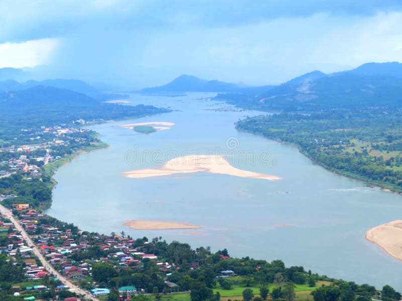 De rivier de mekong stock afbeeldingen De rivier de mekong stock afbeeldingen