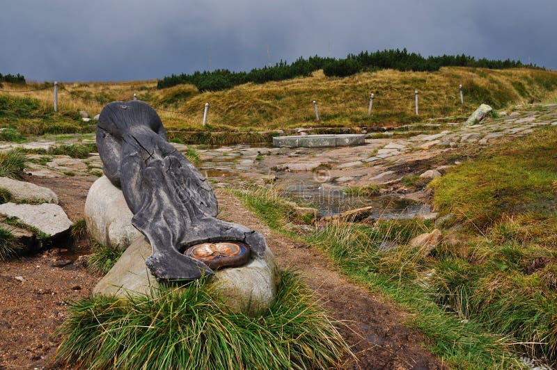 Lente rivier royalty-vrije stock afbeeldingen