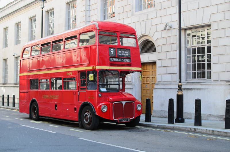 De rode bus van Londen