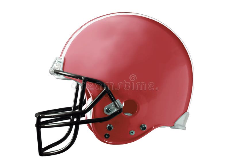 De rode Helm van de Voetbal