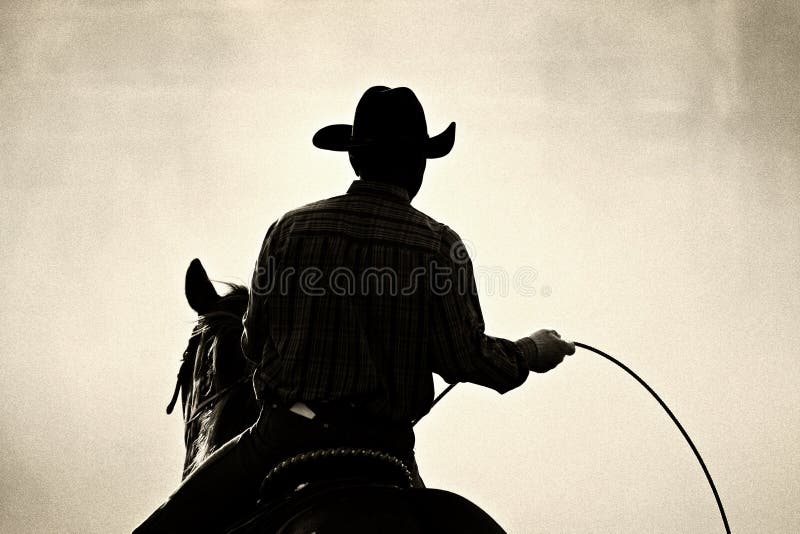 De rodeo van de cowboy royalty-vrije stock afbeeldingen De rodeo van de cowboy royalty-vrije stock afbeeldingen