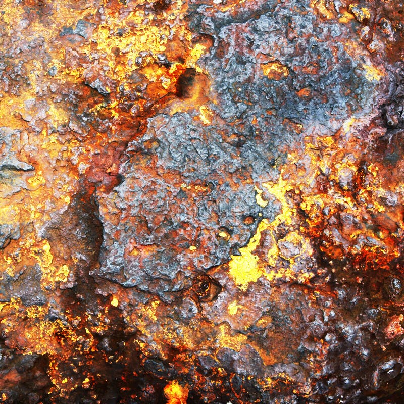 Roestige metalen achtergrond stock foto's