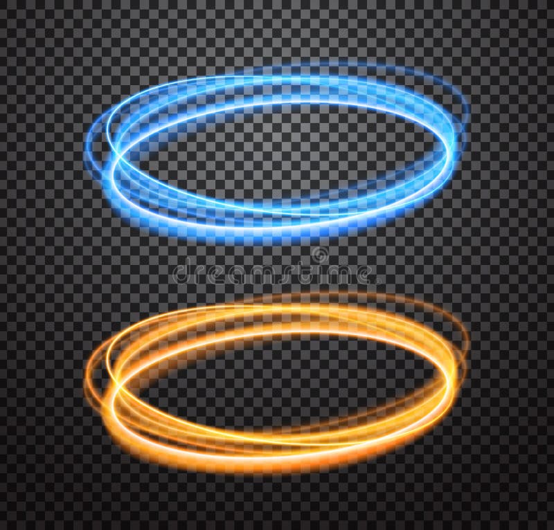De ronde vector speciale geplaatste gevolgen van de neonlichtsleep royalty-vrije illustratie De ronde vector speciale geplaatste gevolgen van de neonlichtsleep royalty-vrije illustratie