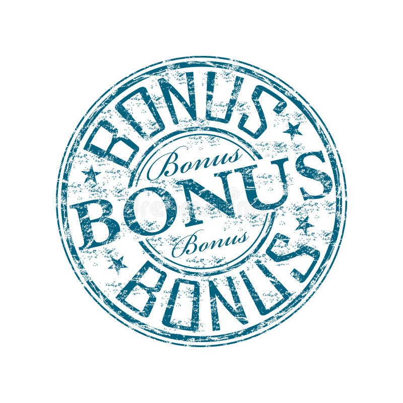 Grunge rubberstempel Bonus royalty-vrije illustratie