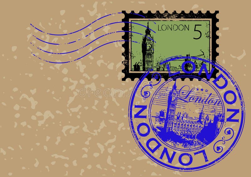 Grunge rubberstempel royalty-vrije illustratie