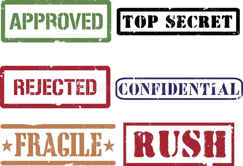 Grunge rubberstempels vector illustratie