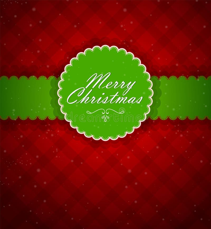 Kerst is terug royalty-vrije illustratie