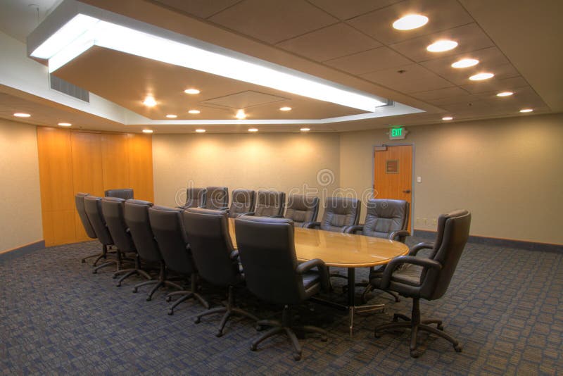 De ruimte van de de vergaderingsraad van de conferentie