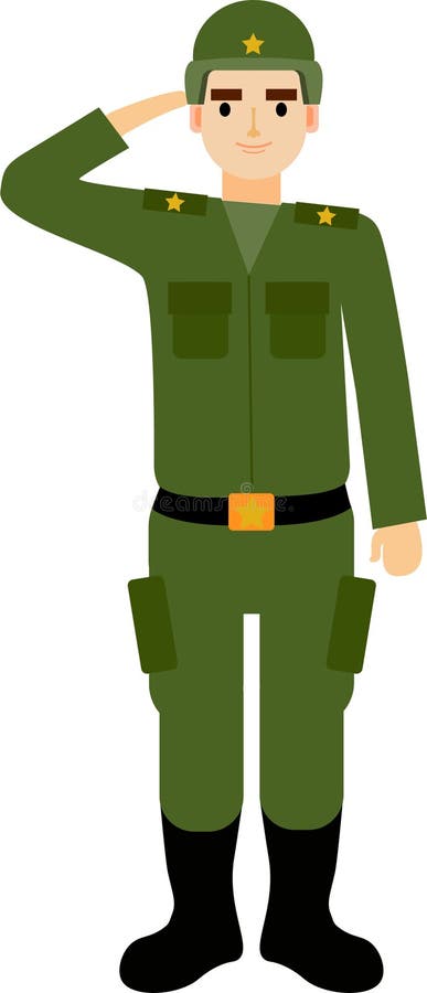 De Russische militair groet Rusland stock illustratie De Russische militair groet Rusland stock illustratie