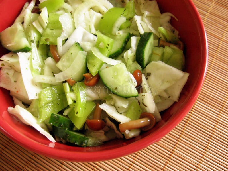 De salade van de kool stock foto De salade van de kool stock foto
