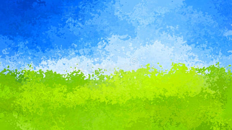 De samenvatting bevlekte van de patroonrechthoek blauwe hemel als achtergrond over groene landschapskleur - moderne het schildere royalty-vrije illustratie De samenvatting bevlekte van de patroonrechthoek blauwe hemel als achtergrond over groene landschapskleur - moderne het schildere royalty-vrije illustratie