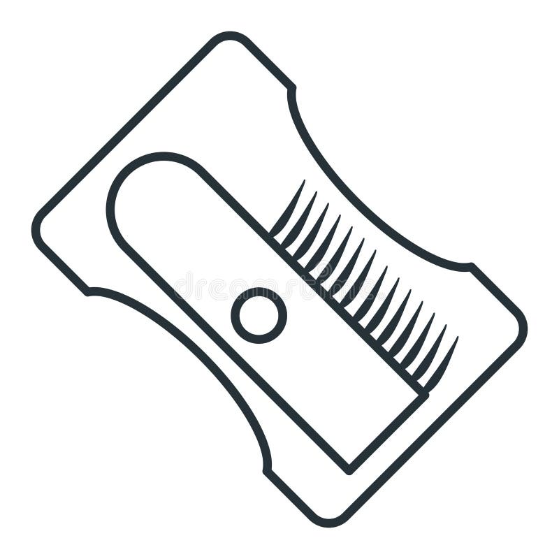 De scherper van het Handdrawpictogram stock illustratie De scherper van het Handdrawpictogram stock illustratie