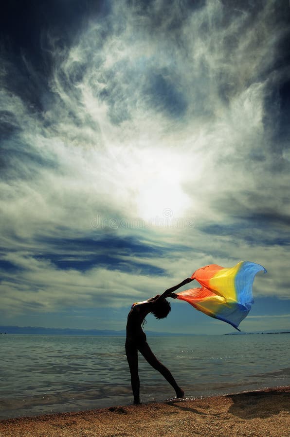 Zonsondergang schoonheid royalty-vrije stock foto's