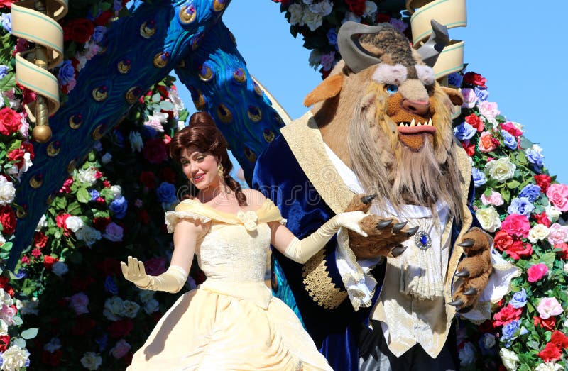 De Schoonheid van Disney en het Dier stock fotografie De Schoonheid van Disney en het Dier stock fotografie
