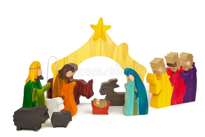 De Scène van de geboorte van Christus