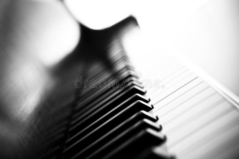 De sleutels van de piano stock afbeelding De sleutels van de piano stock afbeelding