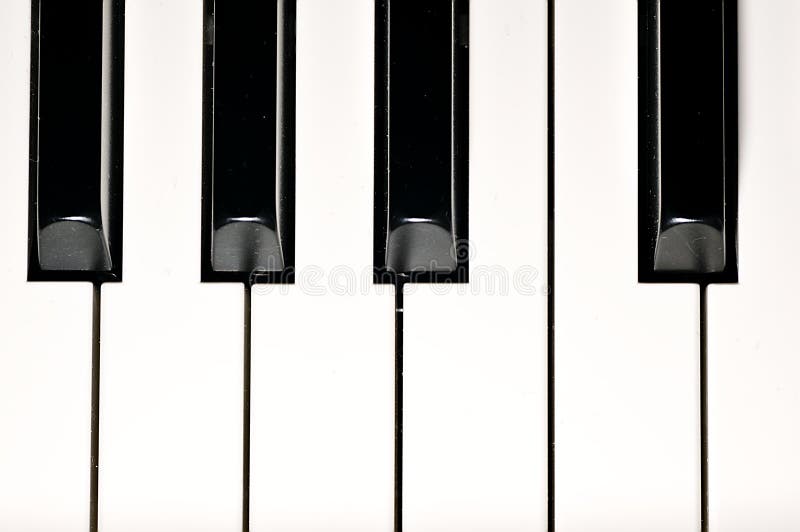 De sleutels van de piano Muzikaal instrument op stadium stock foto De sleutels van de piano Muzikaal instrument op stadium stock foto