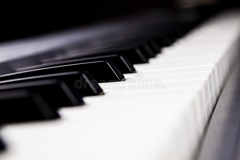 De sleutels van de piano royalty-vrije stock afbeelding De sleutels van de piano royalty-vrije stock afbeelding