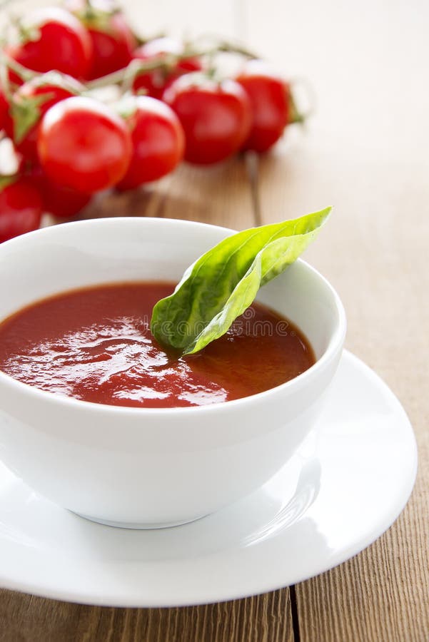 De smakelijke Soep van de Tomaat