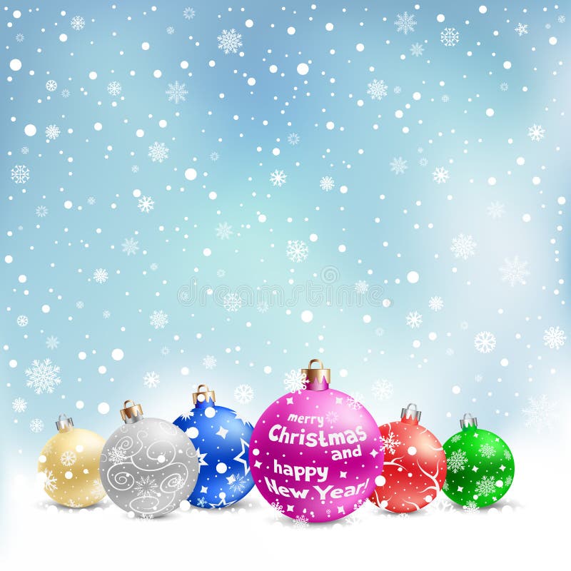 De sneeuw van de Kerstmissnuisterij stock illustratie De sneeuw van de Kerstmissnuisterij stock illustratie