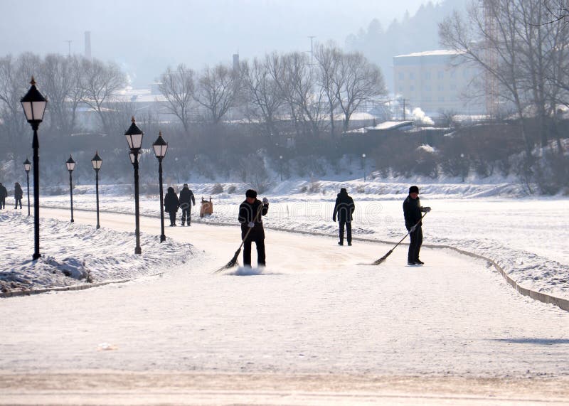 De sneeuwaarde royalty-vrije stock afbeeldingen