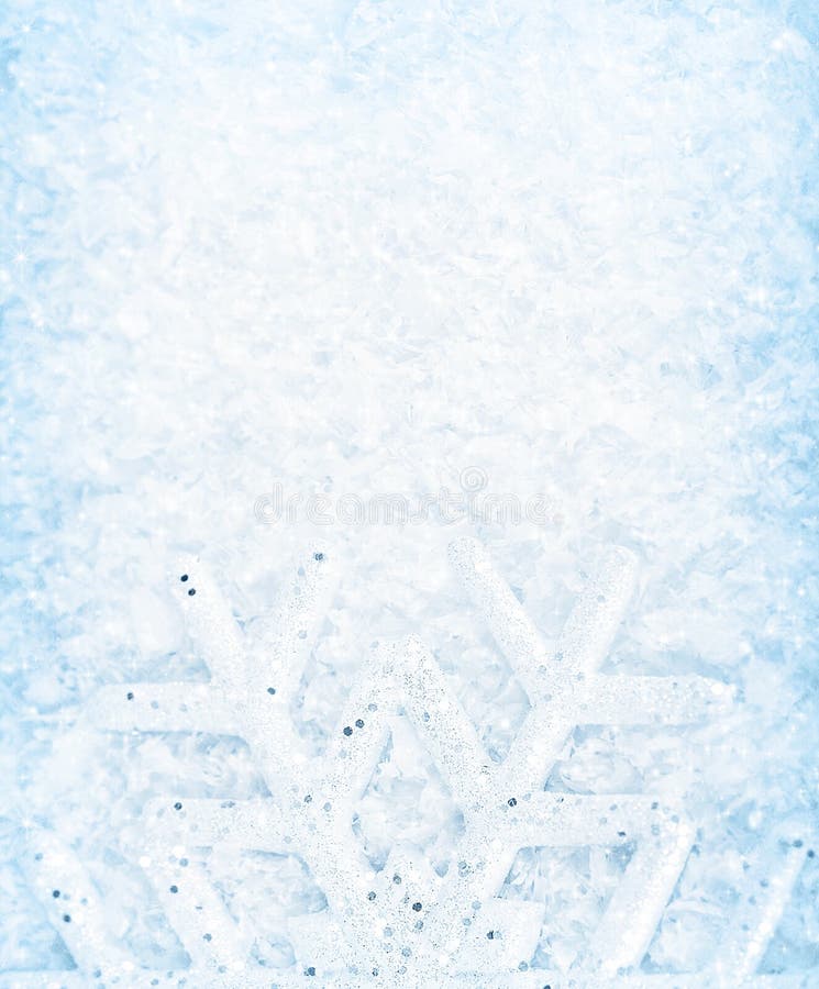 De sneeuwachtergrond van Kerstmis, sneeuwvlokgrens stock afbeelding De sneeuwachtergrond van Kerstmis, sneeuwvlokgrens stock afbeelding