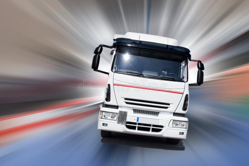 De snelheid van de vrachtwagen De snelheid van de vrachtwagen