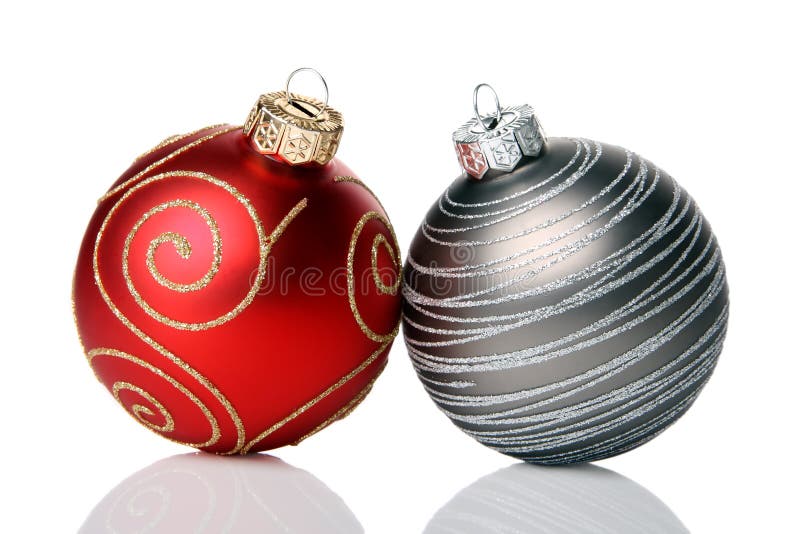 De snuisterijen van Kerstmis stock afbeeldingen De snuisterijen van Kerstmis stock afbeeldingen