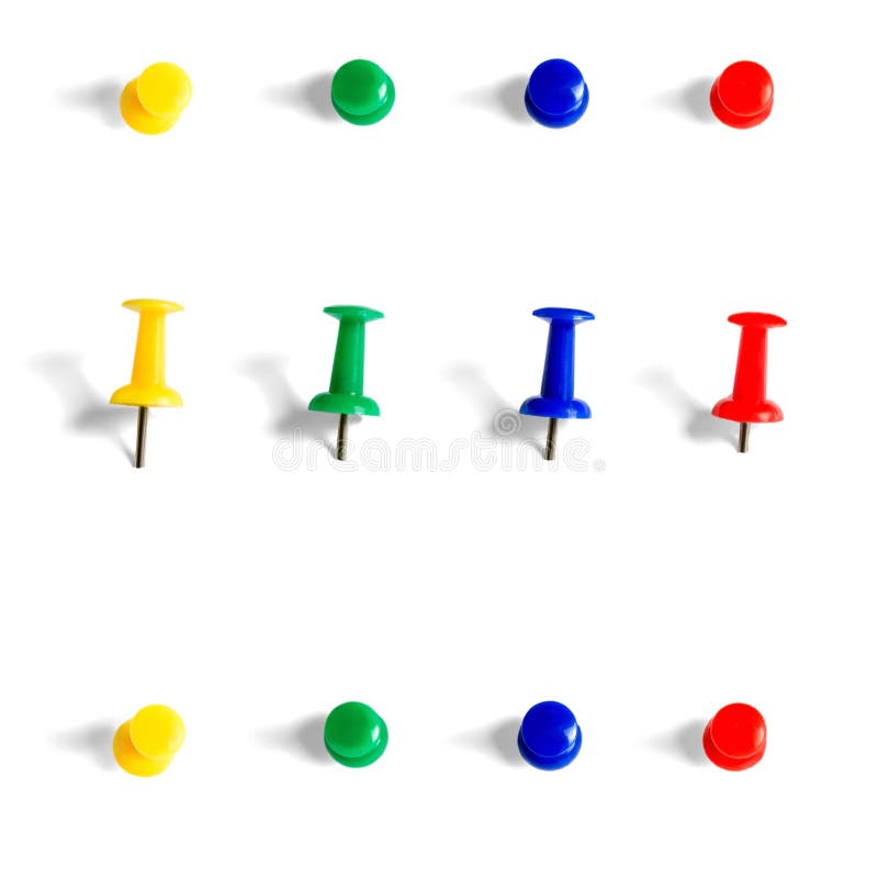 De spelden van de duw stock fotografie De spelden van de duw stock fotografie