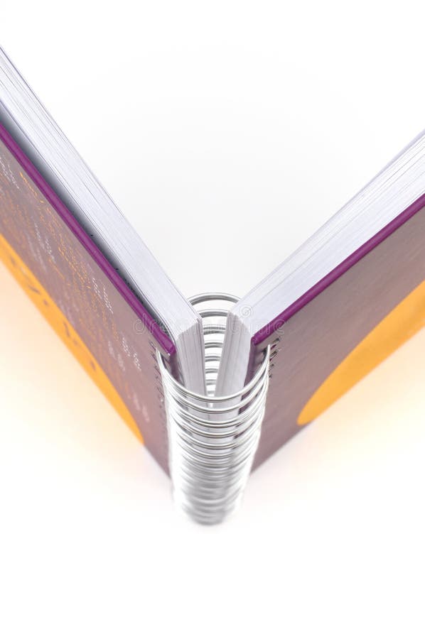 Spiraalnotitieboek stock afbeeldingen