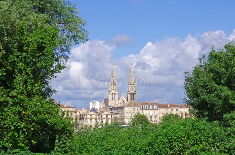 De stad van Bordeaux royalty-vrije stock fotografie De stad van Bordeaux royalty-vrije stock fotografie