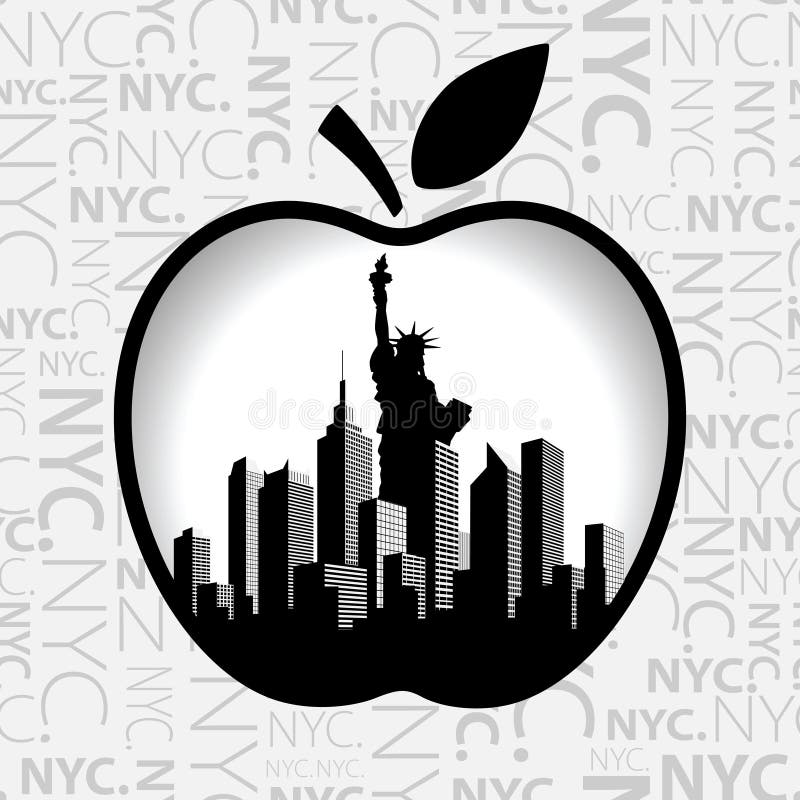 De Stad van New York in Groot Apple