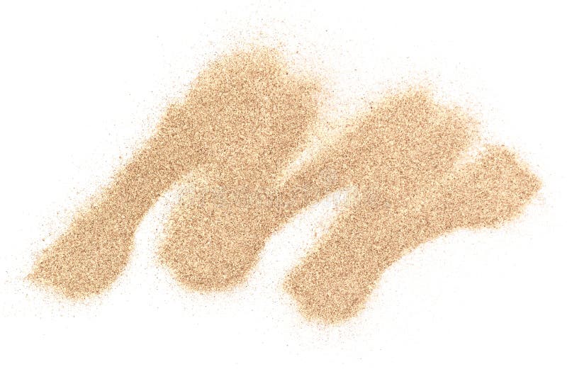 De stapel van het zand royalty-vrije stock afbeeldingen