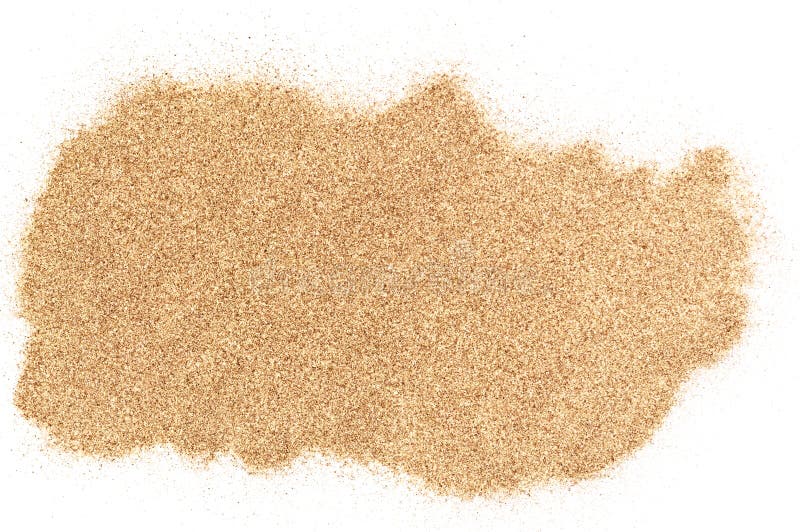 De stapel van het zand stock afbeelding