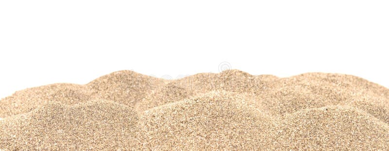 De stapel van het zand royalty-vrije stock foto