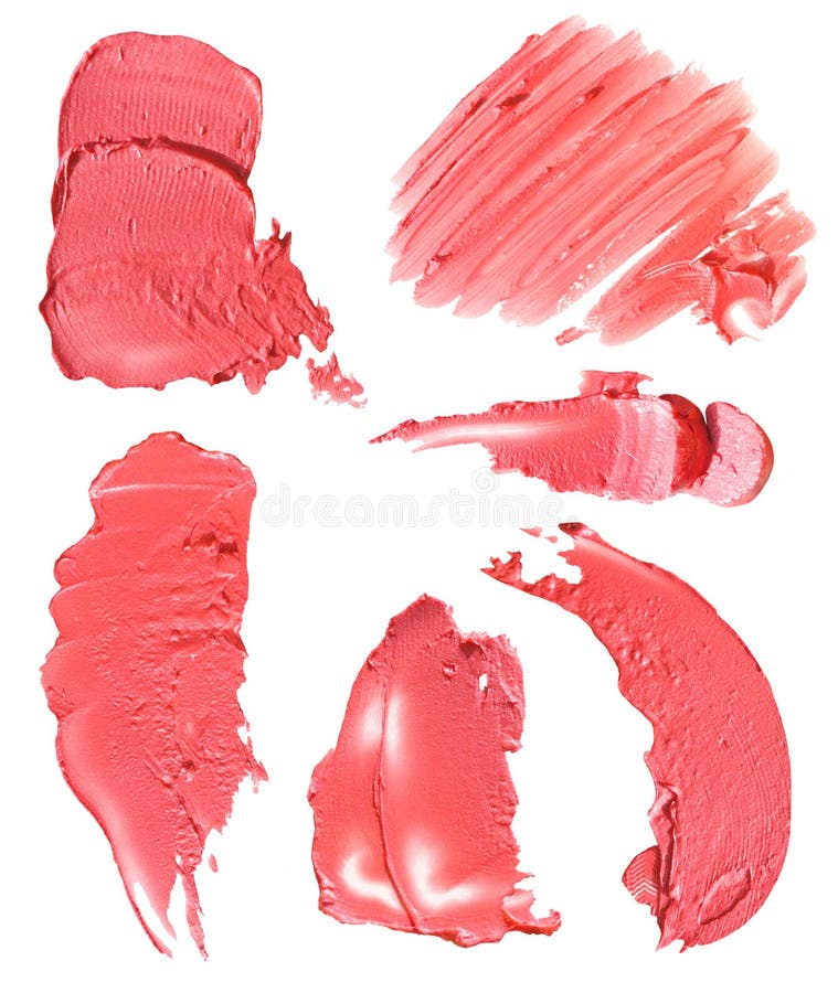 De steekproeven van de lippenstift royalty-vrije illustratie De steekproeven van de lippenstift royalty-vrije illustratie